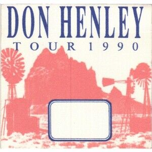 Vintage 1990 Don Henley Backstage Pass